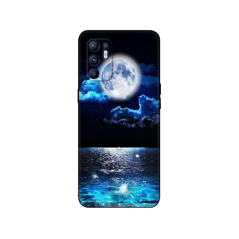 Силиконовый чехол для OPPO Reno6 4G, чехол для телефона Oppo Reno6 5G, чехол для телефона OPPO Reno6 4G, бампер CPH2235 CPH2251, черный чехол из ТПУ