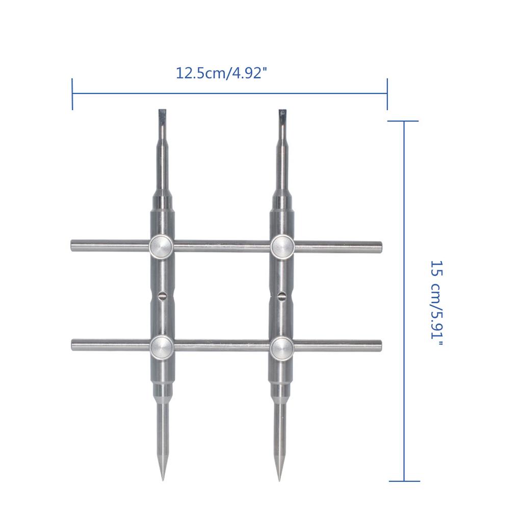 Точный гаечный ключ для объектива, инструмент для замены и снятия объектива камеры с двухсторонними заостренными плоскими наконечниками