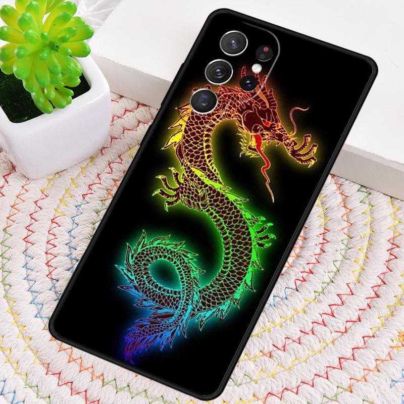 Модный Чехол для Телефона с Драконом для Samsung Galaxy note 10 pro S26 Ultra S23 S24 FE S25 S21 S22 PLUS ударопрочный Чехол