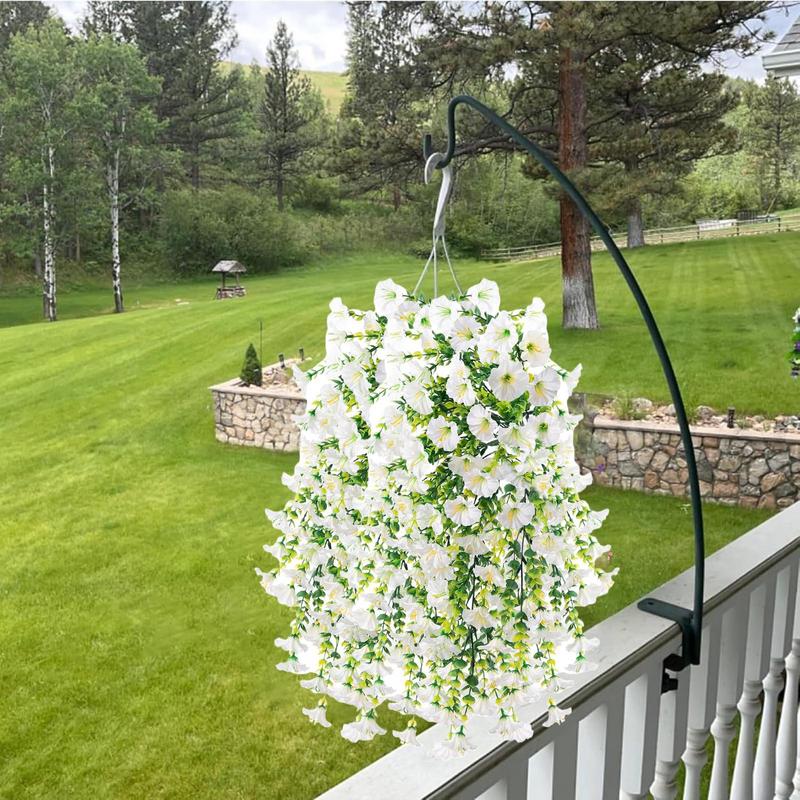 2pcs 75cm  Artificial Morning Glory Eucalyptus Nonfading Rattan Hanging Wall Door Decoration Fake Plants Garden Party Decor