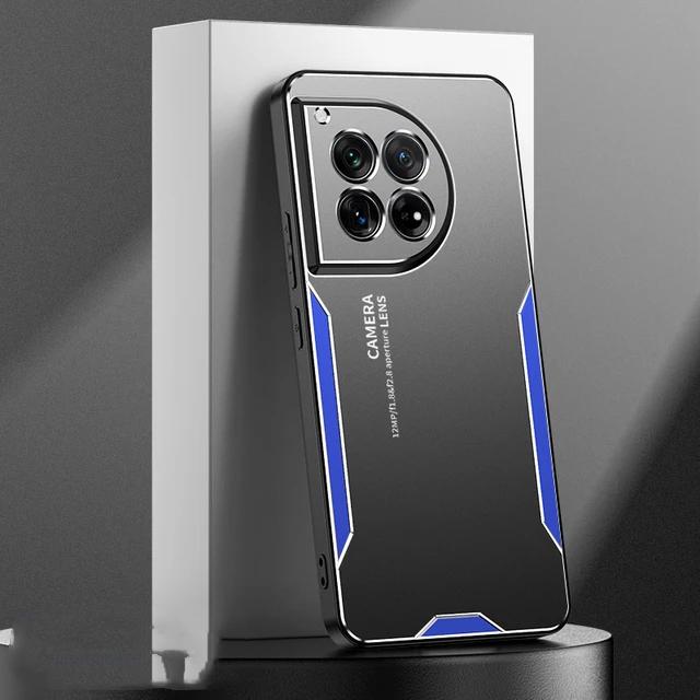 Для OnePlus 12 12R металлический жесткий чехол из алюминиевого сплава для One Plus 12R 5G 1 + 12 Ace 3 противоударный матовый чехол силиконовый чехол для полной защиты камеры