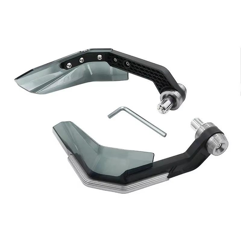 Ветрозащитная универсальная защита руля 7/8" для мотоцикла, скутера, горного электровелосипеда, защита тормозного рычага с алюминиевым ребром жесткости