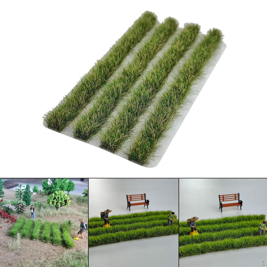 Grass Model Artificial Scenery Layout Decor for Railroad Miniature Base Landscape