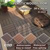 Новые водонепроницаемые наружные напольные плитки из твердой древесины для самозаливки, патио, настила, террасная плитка, самозащелкивающиеся, монтаж своими руками, террасный кирпич, балкон