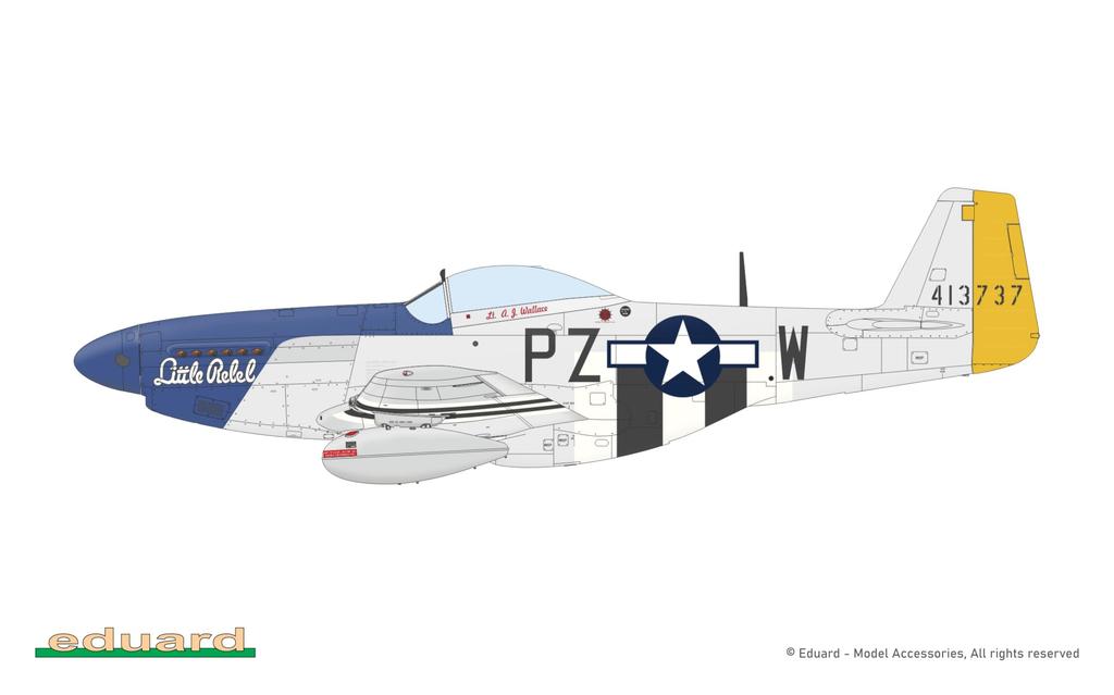 Eduard 1/72 Weekend Edition P-51D-5 Plastic Model Kit EDU7476 (Airplane)