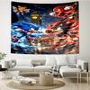 Sonic Print Tapestry, Backdrop, Easy Setup, Ideal for Bedroom, Office & Living Room, with Aesthetic Wall Hanging Decor.