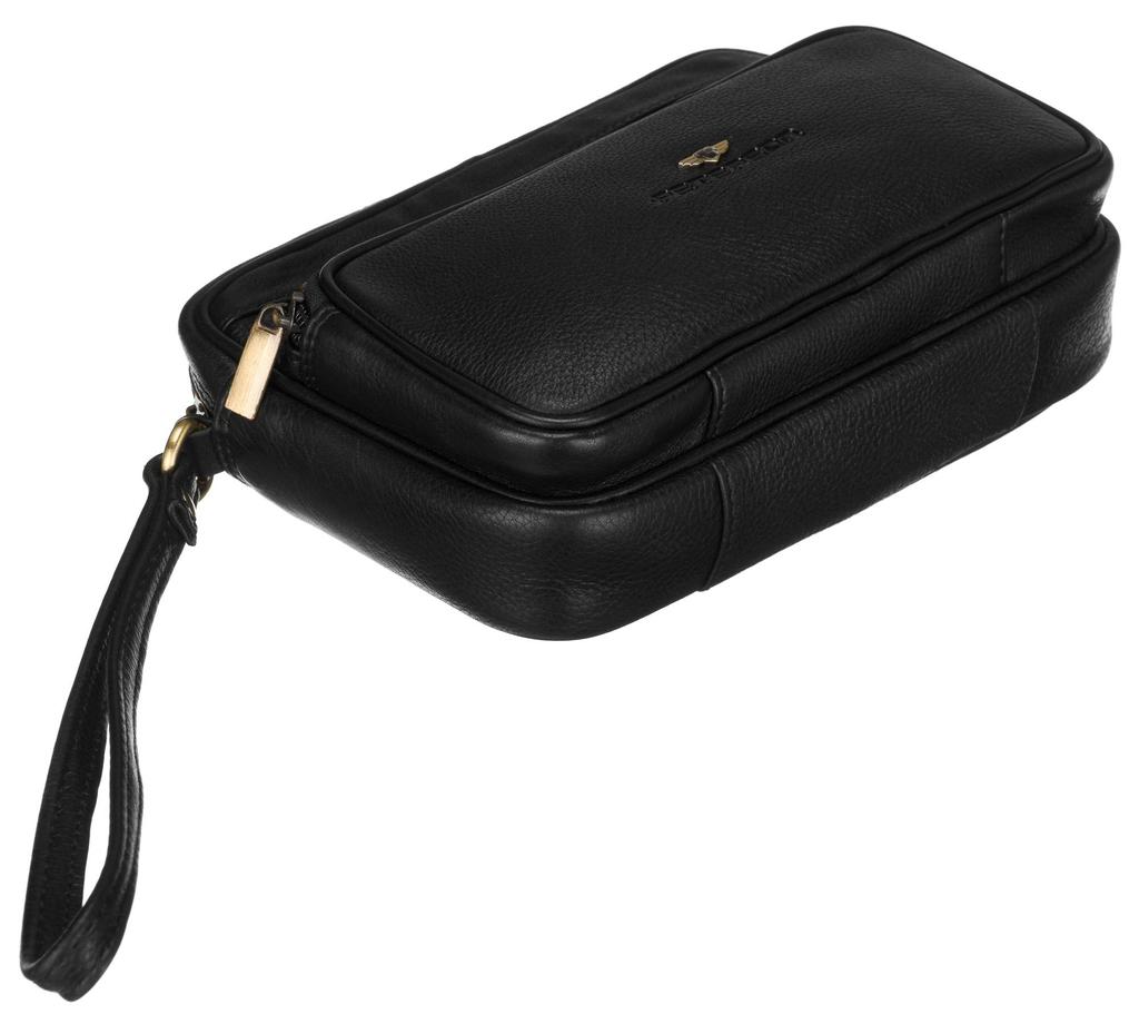 Leather bag PTN 1056-NDM-1435 Black