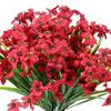 Artificial Flower Bouquet Vivid Fake Plant Decoration Garden Ornament Indoor Home Decor Decorating Prop Wedding Adornment