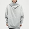 Autumn Ninja Streetwear Turtleneck Hoodies for Men Letter Embroidered Hip Hop Fashion Sweatshirts Vintage Fleece Hoody