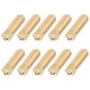 10Pcs 3D Printer Brass Nozzle Strong Heat Conduction Smoothly Inner Wall M6 Brass Nozzle for Kobra3