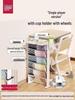 Wusheng Bookshelf: Desk Organizer & Side Hanging Book Pocket for Students