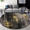 INS Round Carpet Living Room Decoraiton Abstract Luxury Style Large Room Lounge Rug Bedroom Decor Soft Fluffy Study Chair Mat
