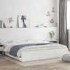 VidaXL Bed Frame with Drawers White 180x200 Cm Engineered Wood 3207252
