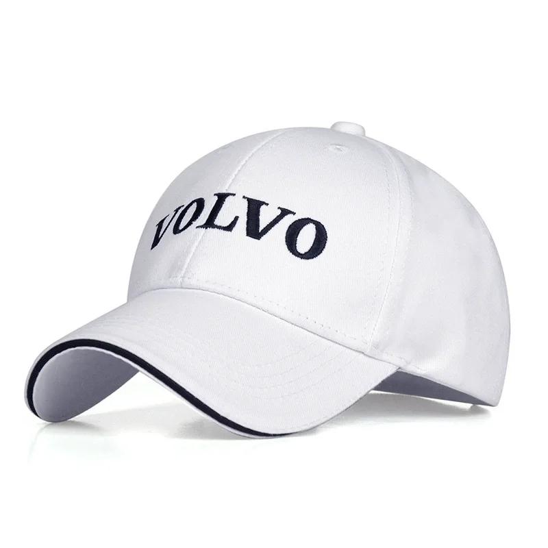 Car Embroidery Baseball Cap Racing Outdoor Sport Cap Sun Hat For Volvo XC60 V50 V40 XC90 S60 S40 S80L V90 V60 EX90 S90 XC40 C40