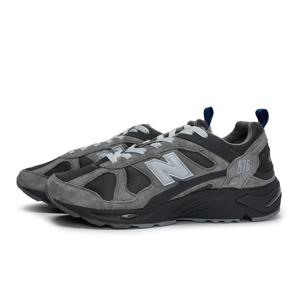 New Balance NB 878 Нескользящие Устойчивые к истиранию Низкие Повседневные Кроссовки Унисекс Серый Черный Синий Серый CM878MB1(Team80-S-BOX)