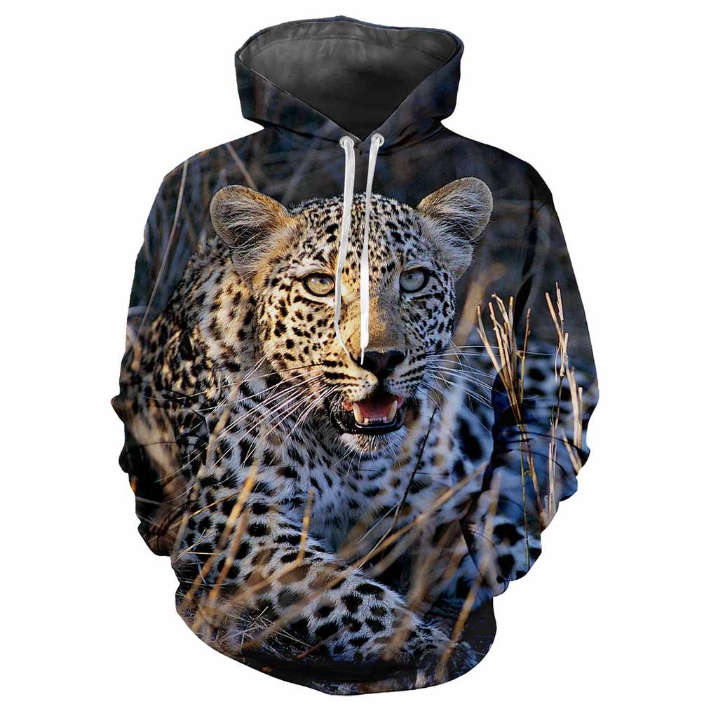 Тигр Животное Зверь 3D Печатный Весна И Осень Мужчины С Толстовкой Свободный Повседневный Модный Личность Для Создания Удобной Одежды
