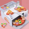 Детские игрушки для кухни, имитирующие еду, деревянная пицца для нарезки, игрушечный домик, духовка, набор для барбекю, развивающие кухонные игрушки для детей