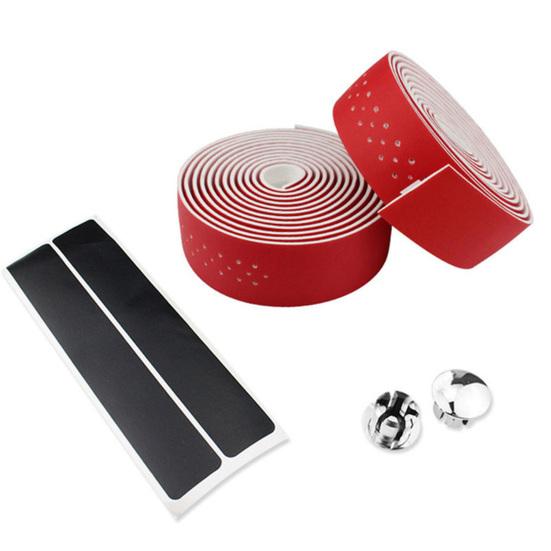 2 шт. Велосипедные обмотки руля из искусственной кожи с перфорацией, ремешки для руля, товары для езды