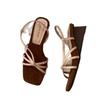 Fashion Hot Selling 2025 New Designer Summer Women Sandals Fashion Open Toe Party Dress Fashion Pumps Ladies Outdoor Gladiator Sandalias