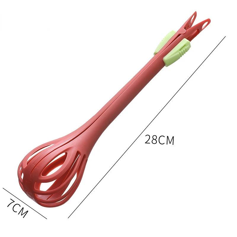 Многофункциональный венчик для взбивания яиц, венчик для молока, щипцы для пасты, зажимы для еды, миксер, ручная мешалка, кухонный инструмент для выпечки крема, кухонный аксессуар