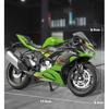 1/12 Kawasaki Ninja ZX-6R гоночный кросс-кантри мотоцикл модель имитация металл уличная модель мотоцикла коллекция детские игрушки подарок