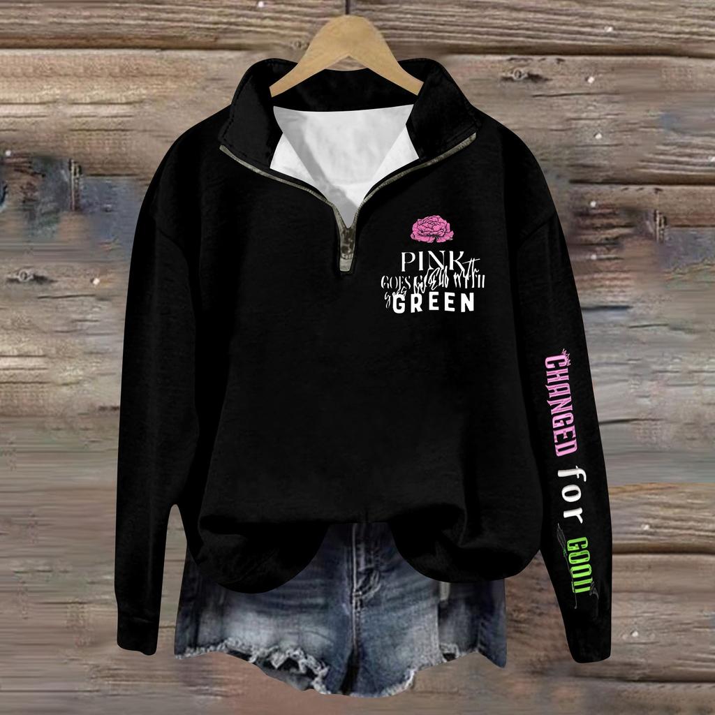 Женская модная универсальная толстовка с длинными рукавами и принтом ведьмы на молнии