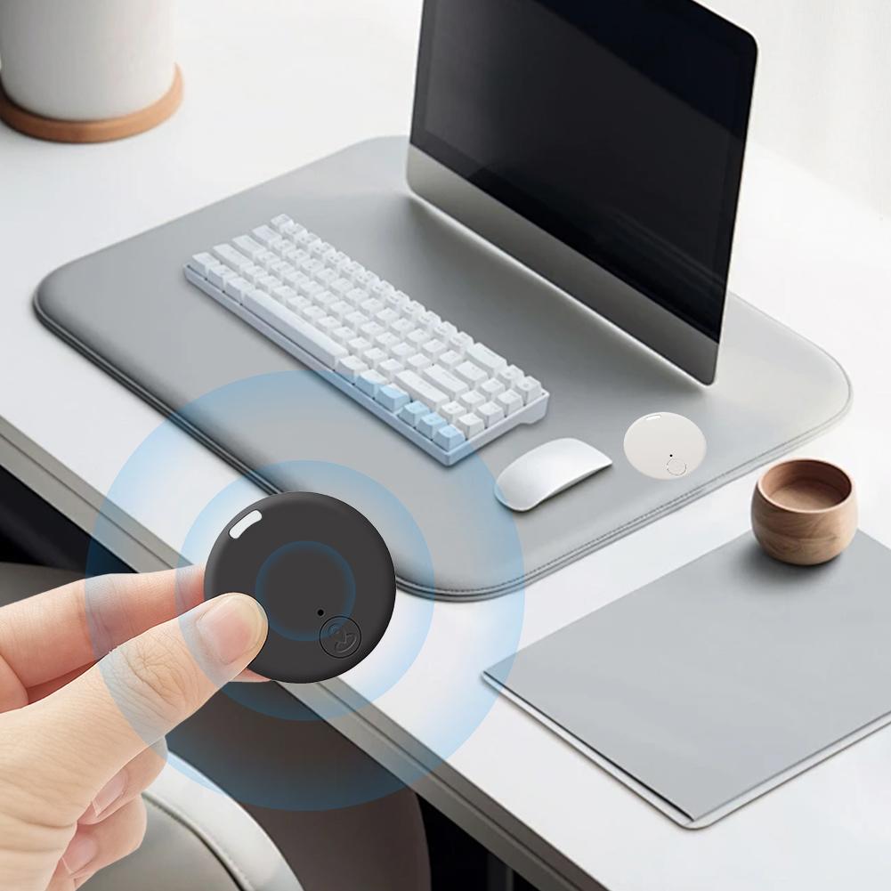 GPS-трекер для кошек и собак Bluetooth 5.0 Устройство против потери Круглое мини-устройство против потери Трекер для собак, домашних животных и детей Поиск ключей Аксессуары