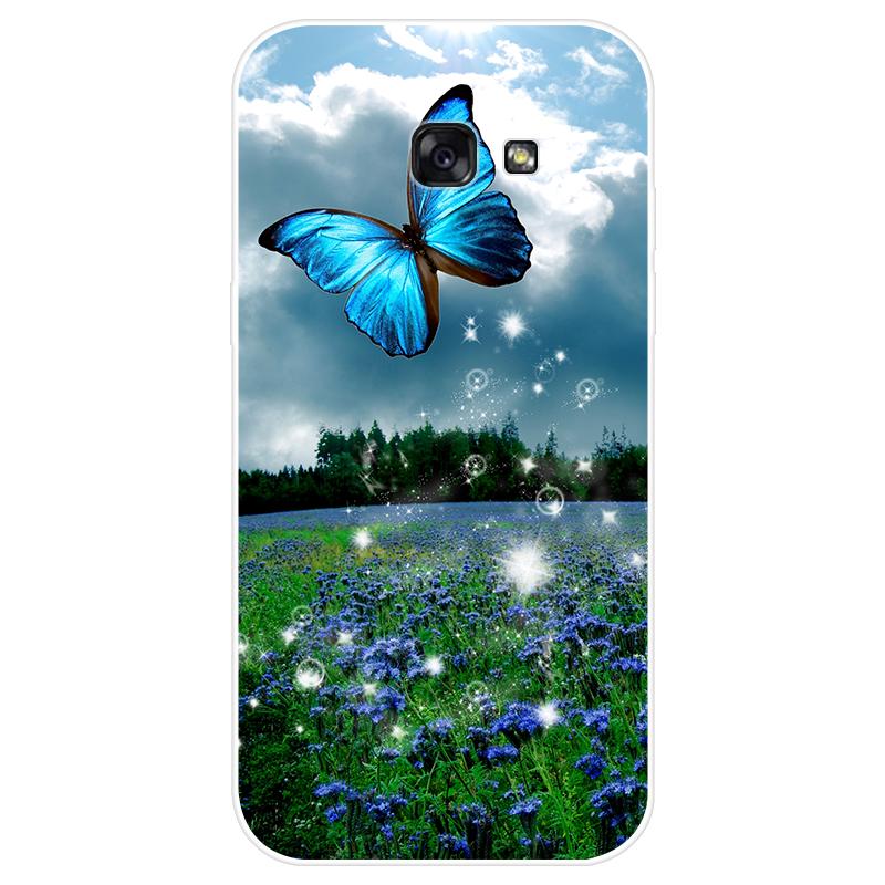 Для Samsung Galaxy A 5 A52017 SM-A520F чехол Мягкая силиконовая задняя крышка модный чехол для телефона с мультяшным рисунком