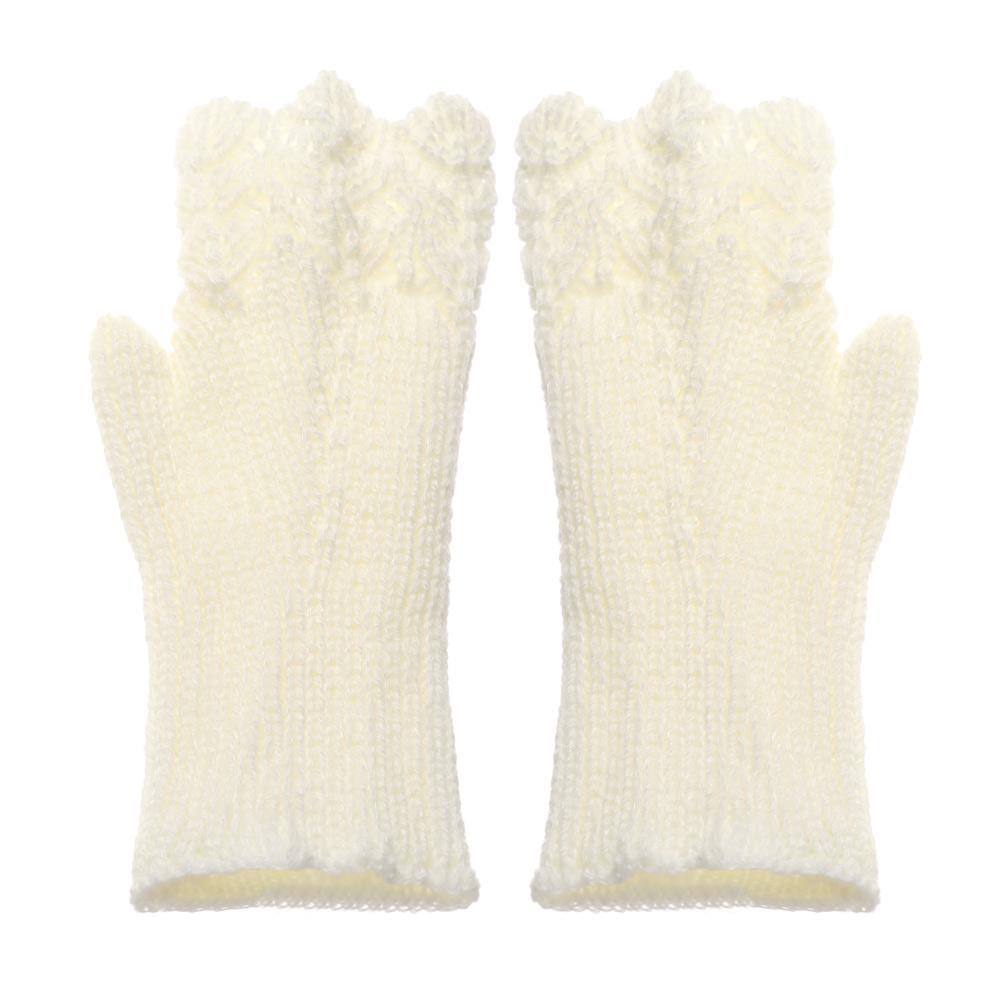 Зимние эластичные мягкие митенки без пальцев, вязаные перчатки, толстые теплые гетры