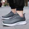 Men's Shoes Lace-up Casual Shoes New Student Sports Shoes Non-slip Waterproof Leather Top Wear-resistant Running Shoes