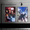 Poster Sticky Wall Art J-Jujutsu K-Kaisen Anime Printing Waterproof Home Living Bed Room Bar Aesthetic Decor