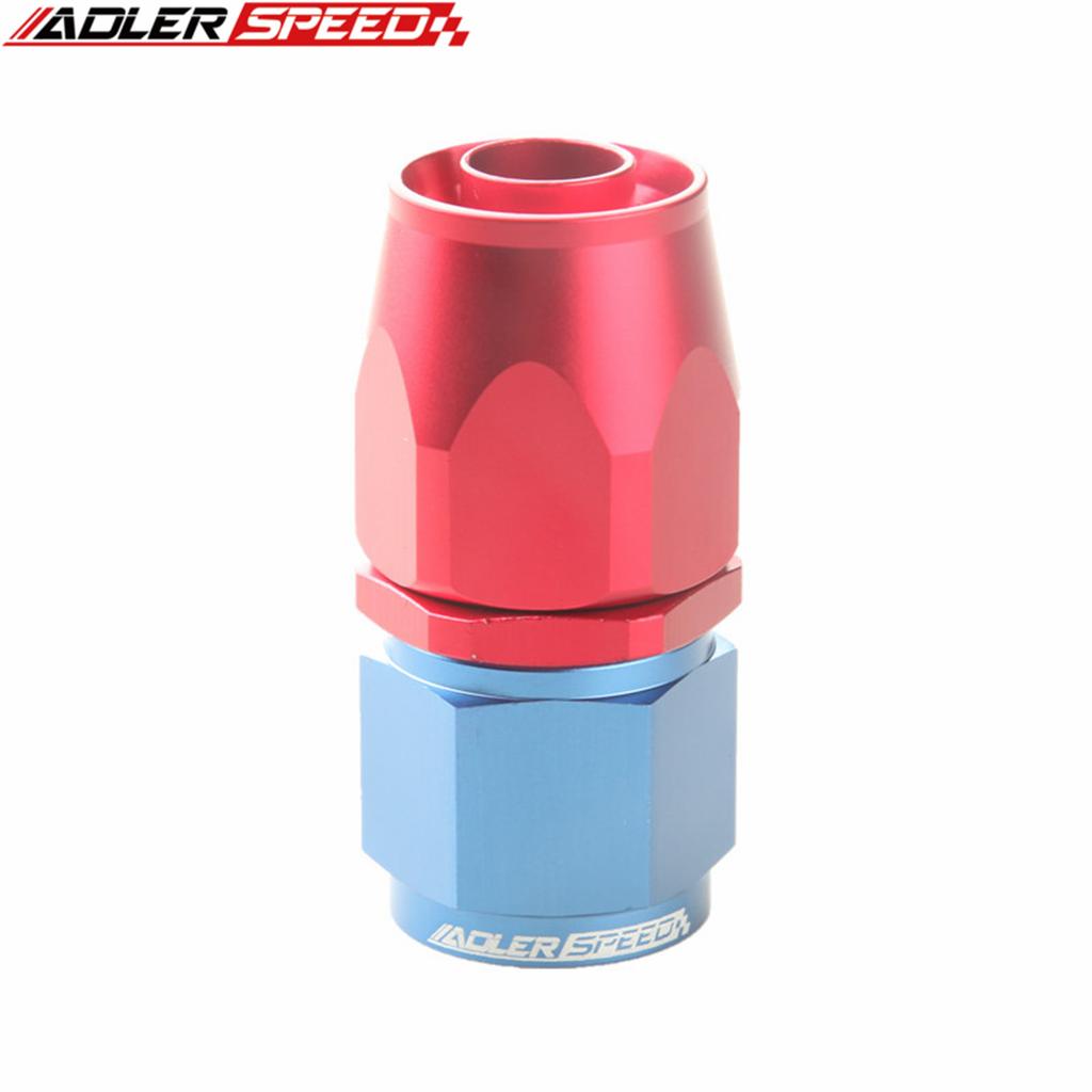 Aluminium AN Fittings Adapter Oil Fuel Reble Fitting Hose End 0/45/90/180 Degree AN20 Fuel/Swivel Hose