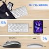 Беспроводная клавиатура и мышь DIGIBLUSKY USB-подключение US для и Беспроводная Bluetooth-клавиатура Совместима с и Android Набор, Поддержка 2,4 ГГц, 3 устройства