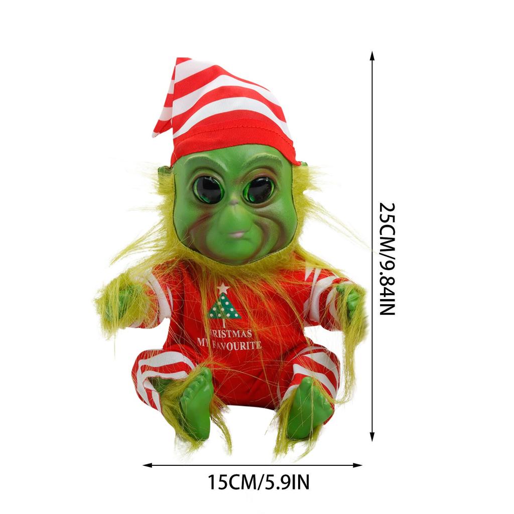 Креативные плюшевые куклы-эльфы, рождественские куклы-гики, рождественские подарки Green Geek