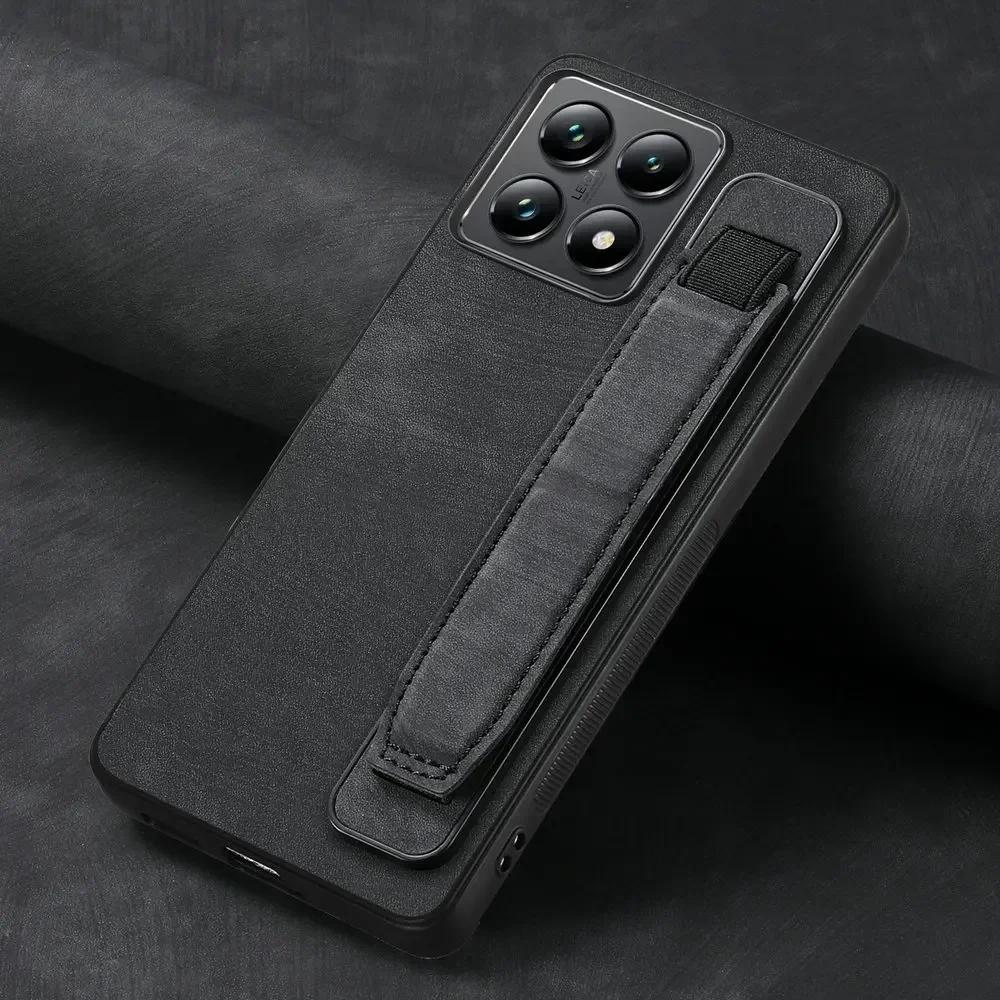 Ретро Однотонный Матовый Чехол-Держатель из Искусственной Кожи для Honor 400 Pro 400 Lite Браслет Подставка Силиконовый Чехол для Honor400 Pro