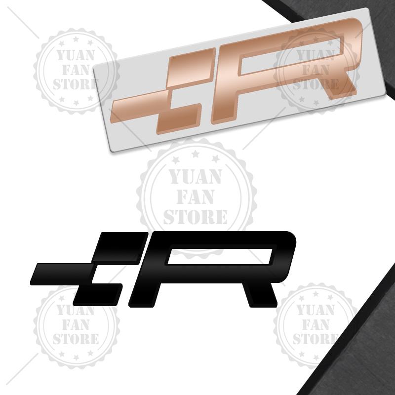 AAZN1 Race Flag R Emblem Car Styling 3D Sticker Metal Logo Badge For Ibiza Leon Alhambra Tarraco Arosa Ateca Mii Born 300 Racing Flag
