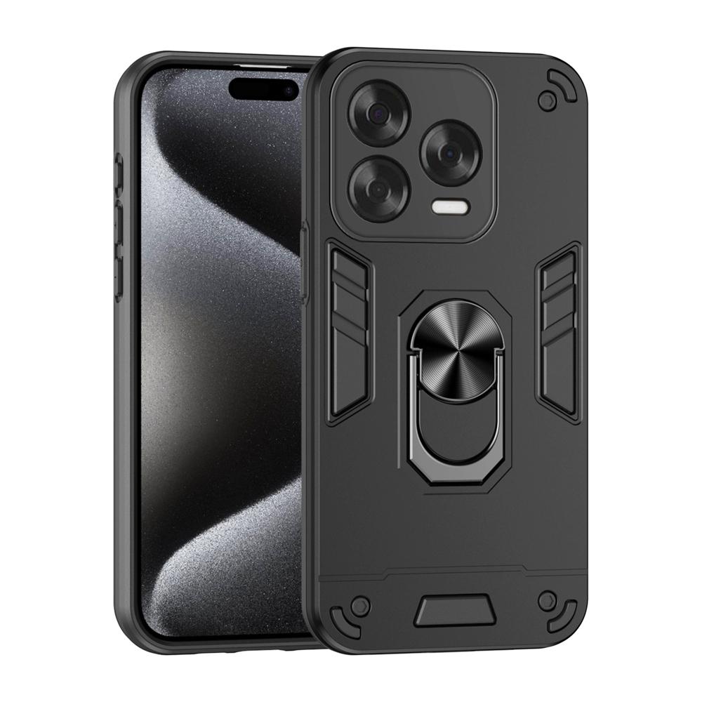 KEYSION Противоударный защитный чехол для ZTE Blade V70 Vita Silicone + PC Camera Protection Ring Stand Phone Cover для Blade V70 Design