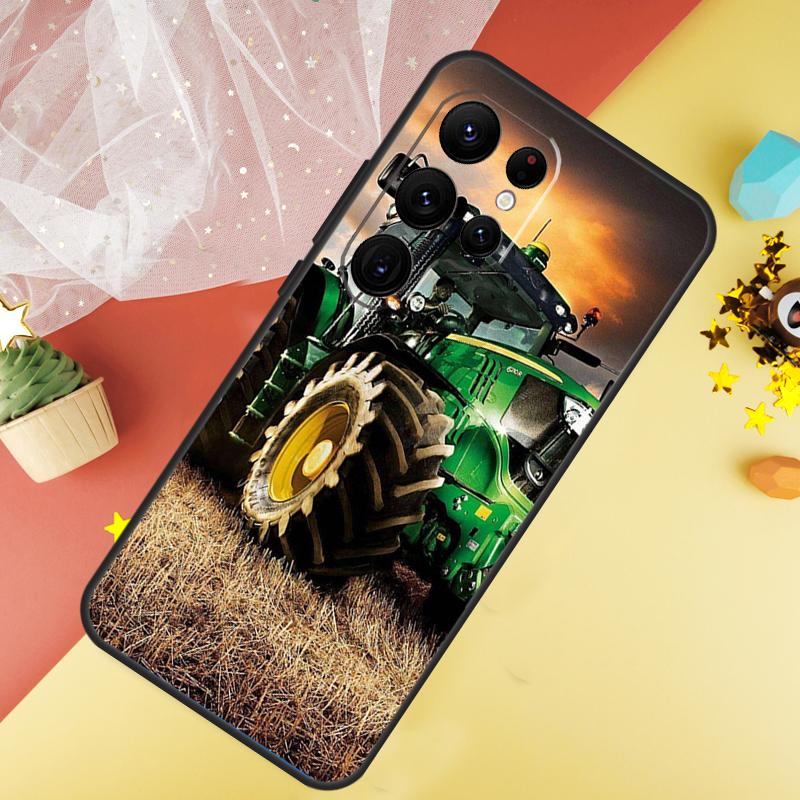 Фермерский Трактор Чехол Для Samsung Galaxy S22 S23 S24 Ultra S8 S9 S10 Plus Note 10 20 Ultra S20 S21 FE Обложка