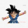Patches For Clothes Bag Iron On Thermal Stickers Goku Gogeta Pattern Washable Heat Transfer
