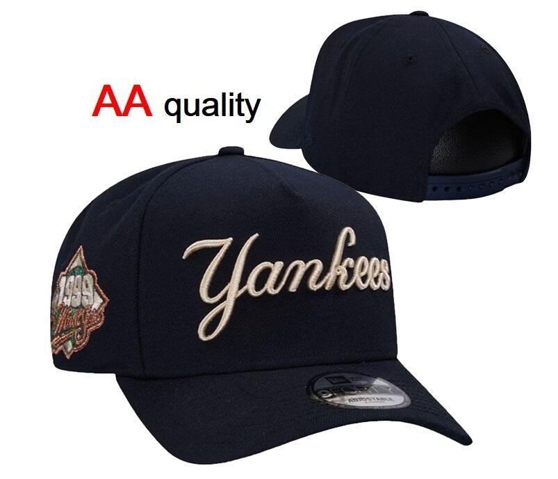Регулируемая унисекс кепка с прямым козырьком New York Yankees - Модная уличная бейсболка