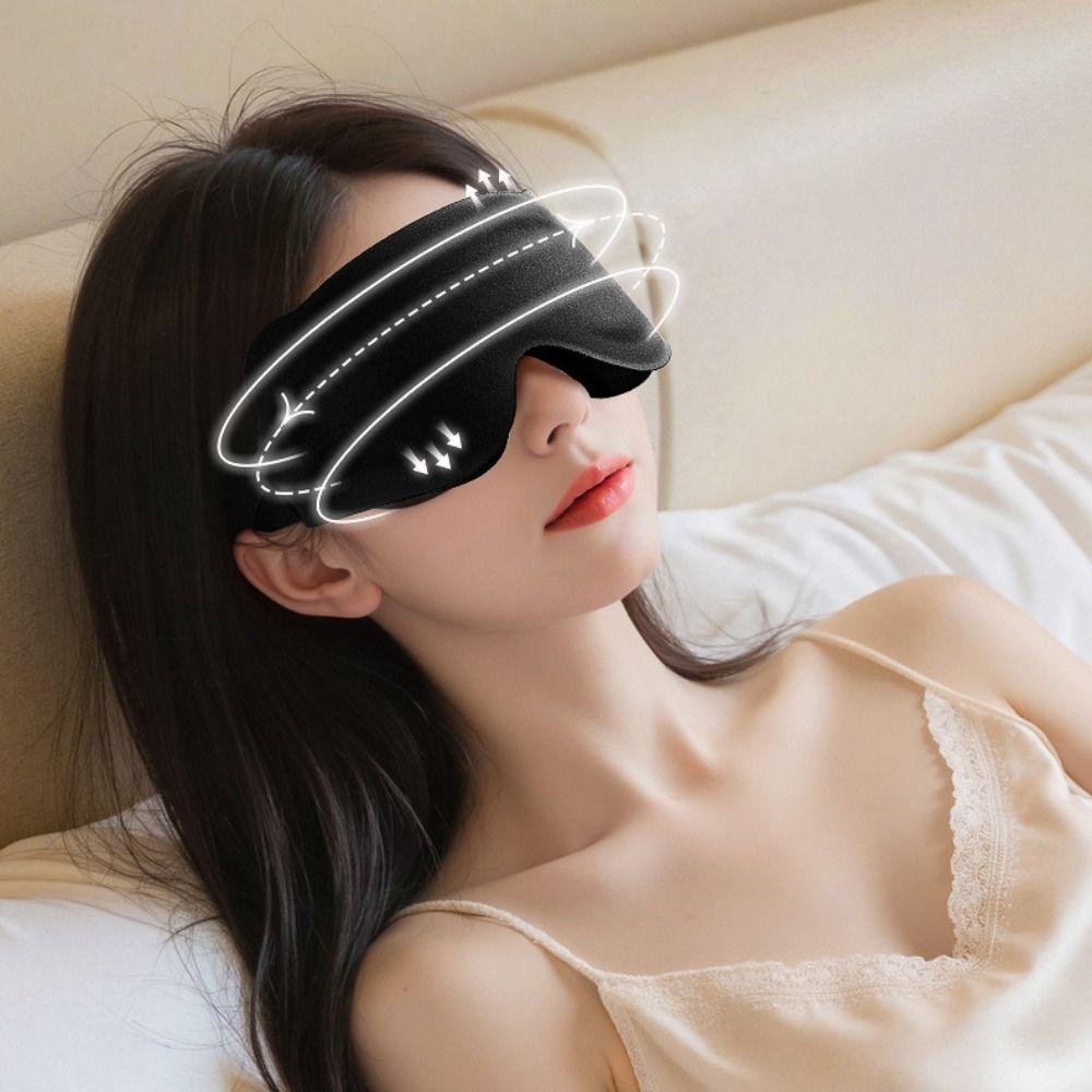 3D Blockout Sleep Eye Mask Breathable Eye Cover Sleeping Masque Light Blocking Eyeshade  Travel