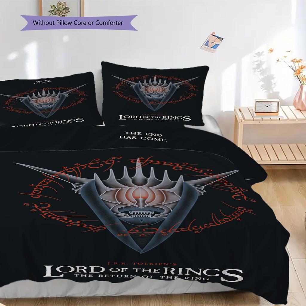 Hobbit Annual Threepiece Set 1 Duvet Cover 2 Pillowcase Without Core Christmas Birthday Gift Soft And Comfortable Duvet Cover And Pillowcase