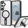 Protective Case - BOOLING - for Samsung Galaxy S25+ - Transparent - Shockproof - Magnetic Support