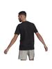 Adidas Essentials Футболка с коротким рукавом и вышитым маленьким логотипом 31298 Черный O Мужская (ГК9639)