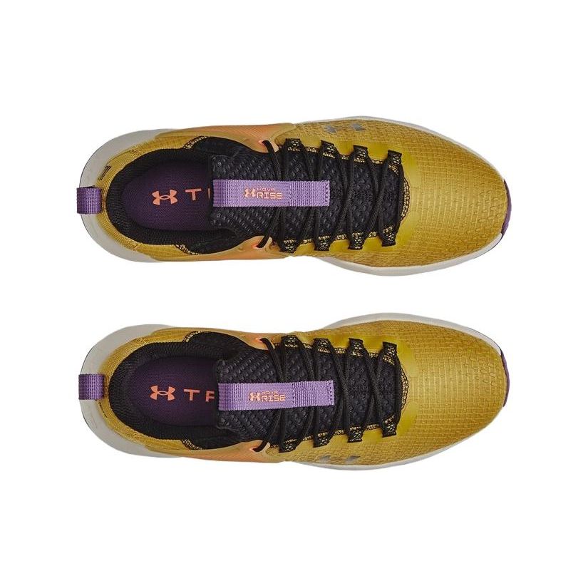 Under Armour HOVR Rise 4 Gilded Yellow Мужские кроссовки Orange-Blast Black 3025565-700