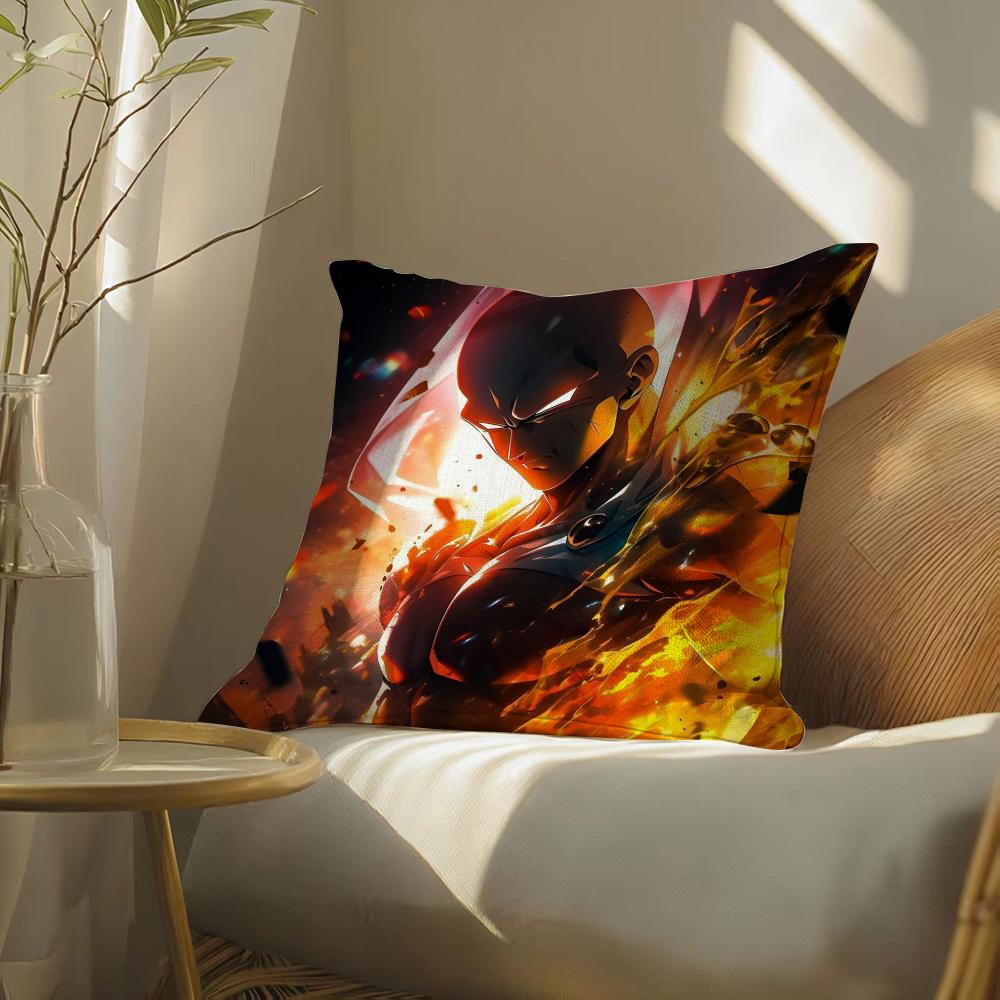 One-Punchman Pillow Case Pillowcase, Double-Sided Printed, Sofa Cushion, Bedroom Headboard