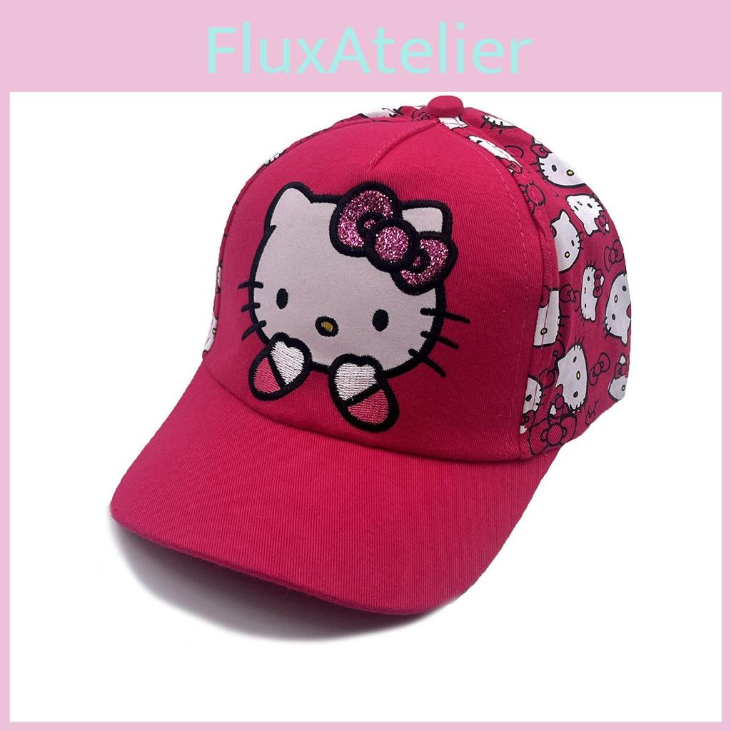 Kt Cat Cartoon Baseball Cap With Sun Protection Breathable Cotton For Kids And Teens