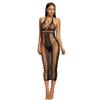 Plus Size Sexy Xxxxl Fishnet Bodysuit Costume Women Bodystocking Lingerie for Woman Underwear Body Suit Open Bra Transparent