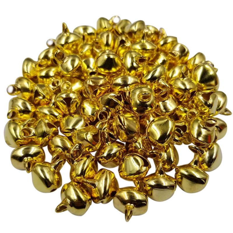 Творческий Craft DIY ювелирные аксессуары кулон DIY браслет ожерелье 6-12 мм железные колокольчики 10-50 шт подарочные подвески рождественские колокольчики