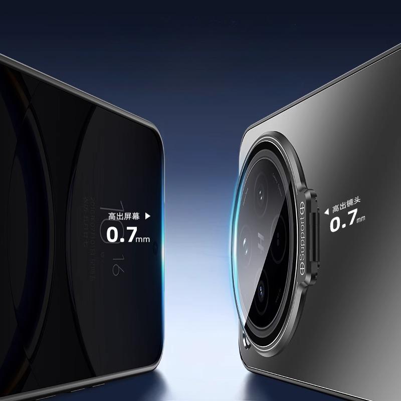 Металлический чехол-держатель объектива камеры для OPPO Find X8 Pro X7 Ultra X6Pro, противоударный матовый, невидимая задняя крышка-подставка, невидимый кронштейн